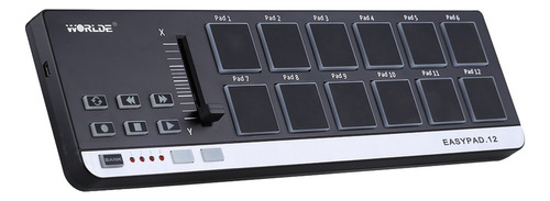 Controlador Midi Usb Pad Mini 12 Drum Midi