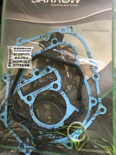 Discover 125 Kit Empaques Completo Moto Bajaj Juntas Motor