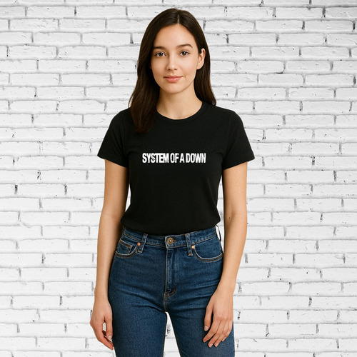 Camiseta Feminina Show System Of A Down Turne Wake Up Rock 4