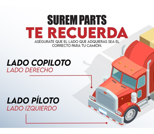 Lateral Defensa Con Refuerzo Y Hoyo Para Faro Cascadia Izq