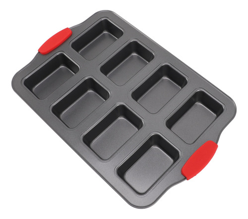Molde Para Hornear Pan, 8 Cavidades, Mini Acero Al Carbono,