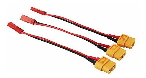 Oliyin 3 Unids Rc Xt60 Macho A Jst Hembra Adaptador De Carga