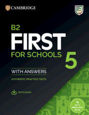 Cambridge English First For Schools 5- St`s,with Key, Audio 