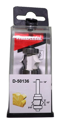 Fresa De Borda Diamentro 1  Haste De 1/4  -  D-50136 Makita