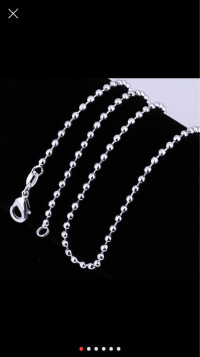 Collares De Plata 925 Lote 10 Unidades, Cadena