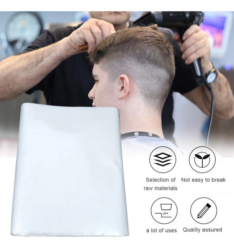 100pcs Capa Desechable De Tela Para Peluquero Y Peluquero