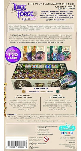 Dice Forge Rebellion Expansión De Juego De Mesa Juego