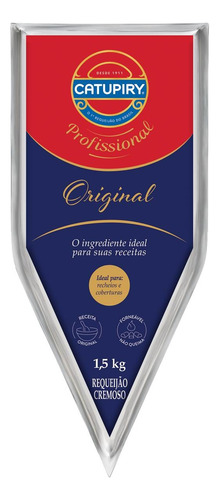 Requeijao Cremoso Catupiry Original 1,5 Kg 