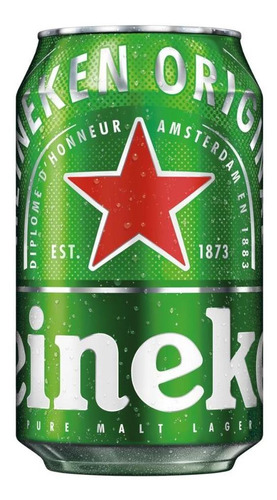 Imagem 1 de 1 de Pack Cerveja Heineken Lata 350ml - 12 Und