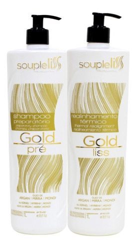 Realinhamento Térmico Gold Souple Liss Original 2 Passos