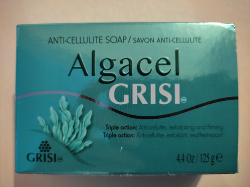 Algacel Jabón Anticelulitico Marca Grisi 125g. Caja Con 50u.