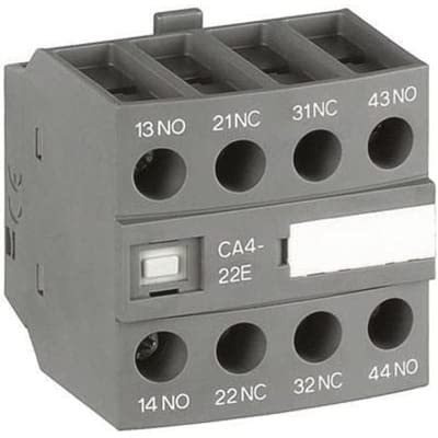 Ca4-04e Front Montaje Auxiliary Contact With Screw 4nc 6