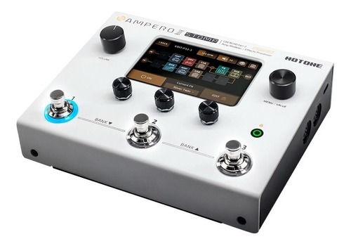 Imagen 2 de 7 de Pedal de efecto Hotone Ampero II Stomp MP-300 blanco