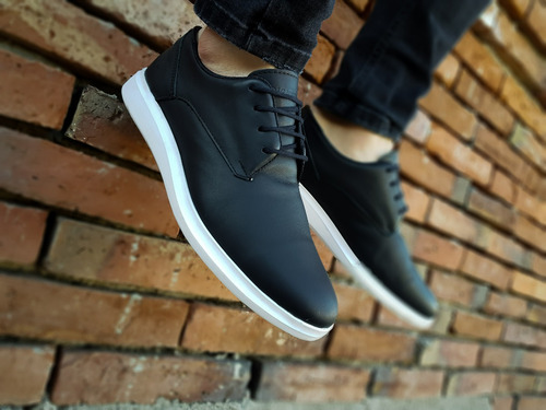 Imagen 8 de 10 de Zapatos Zapatillas De Vestir Urbano Cuero Hombre Libertarios