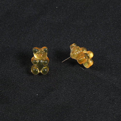 Aretes Oso Gomita Panditas Gummy Osito Joyeria