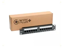 Comprar Patch Panel Cat 5e 12 Puertos De Pared Rack Servidor Redes