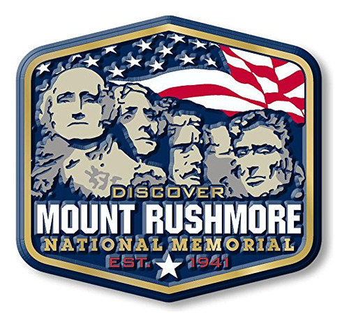 Imán Conmemorativo Nacional Del Monte Rushmore De Classic Ma