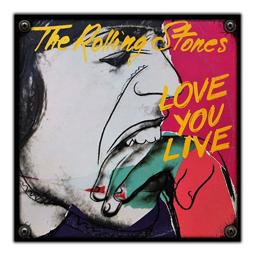 #200 - Cuadro Decorativo Vintage / The Rolling Stones Rock