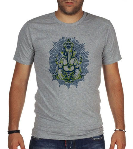 Remera De Hombre Ganesha Meditacion Tranquilidad