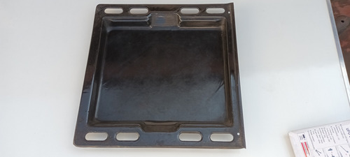 Bandeja De Horno Enlozada 43 ×41 Cms Usada Excelente Estado Negro (Usado)