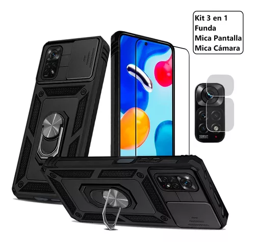 Funda Uso Rudo Para Poco X3 Poco X3 Pro Con Ventana Y Mica