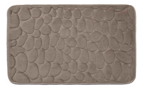 Tapete Para Baño Kivia Memory Foam Taupé 50x80 Cm