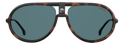 Lentes De Sol Carrera 1020/s 086/ku Lente Azul Varilla Gris Armazón Gris Diseño Ocean