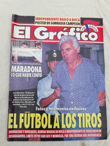 Revista El Gráfico Nº 3879 Año 1994 Maradona - Independiente