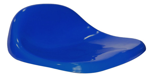 Assento Concha Ergonômico Para Arquibancada Cor Azul Bic