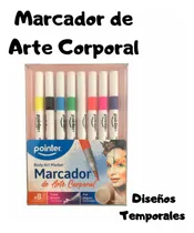 Comprar Marcadores De Arte Corporal. Pointer. 8 Unds