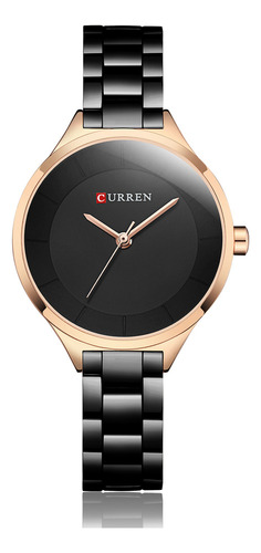 Reloj De Cuarzo Curren 9015 De Vestir Para Mujer A La Moda