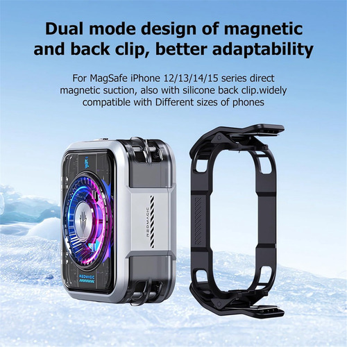 Redmagic Magnetic Phone Cooler 5 Pro, Phone Radiator Fan Wit