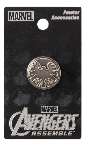 Marvel Avengers Shield Eagle Logo Pin De Solapa