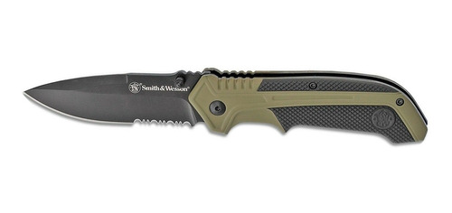 Navaja Smith & Wesson Od Green  1100036