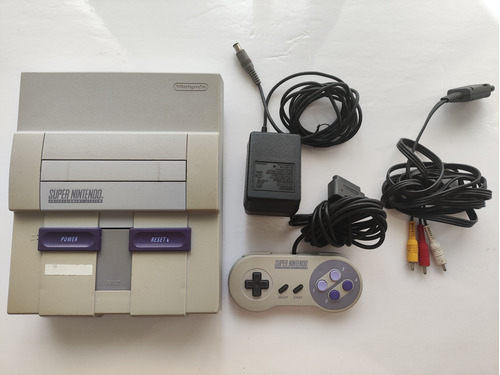 Super Nintendo Snes Con Todos Sus Accesorios 100%originales 