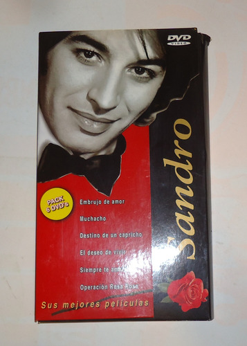Gran Lote Musica Sandro: 9 Cds + 6 Peliculas Dvd Estándar (Usado)