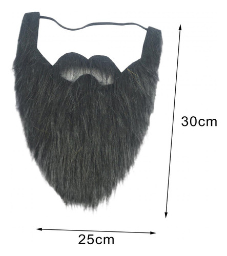 Barba Falsa, Accesorios For Barba De Papá Noel Con Negro
