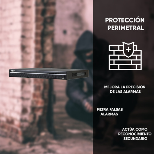 Dahua Nvr 16 canales 4k H.265+ rendimiento 320 Mbps 8poe dewarping