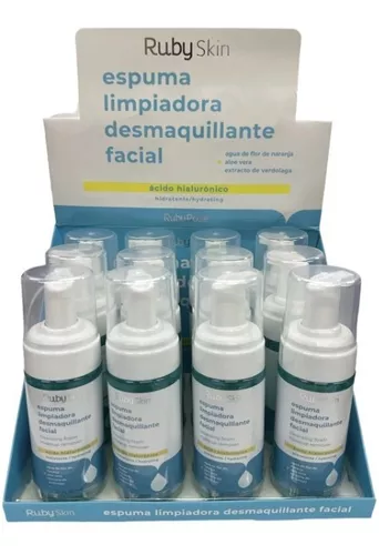 Espuma Limpiadora Desmaquillante Ruby Skin Ácido Hialurónico Hb-503 12 –  Círculo de Belleza