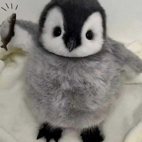 // / Super Realistic Plush Robot Penguin Toy, My Realistic