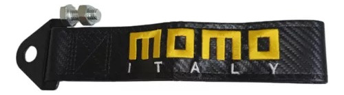 Tow Strap Cinta De Remolque Jdm Momo Fibra De Carbono  