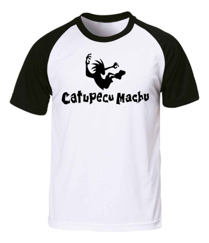 Remera Blanca Ranglan Sublimada Catupecu Machu