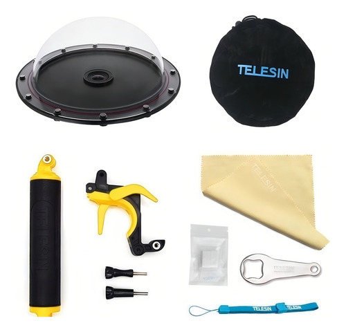 Dome Gopro Hero 3+ E 4 Dome Port V3 Com Gatilho