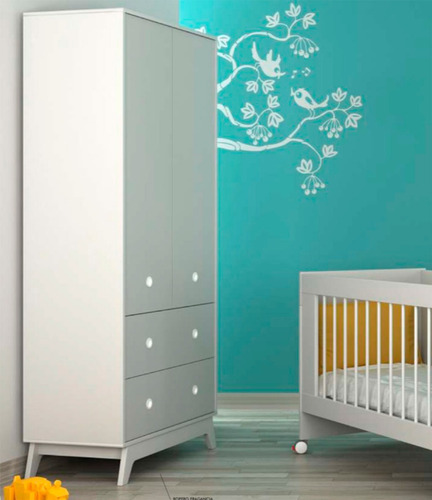 Ropero Fragancia Estantes Y Cajones La Valenziana Babymovil