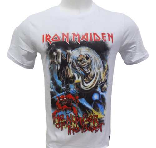 Remeras De Iron Maiden The Number Of The Beast Que Sea Rock