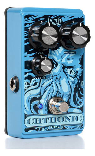 Pedal Dod Chthonic Fuzz Azul Instrumento De 114 Cor Azul-celeste