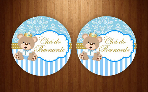 60 Adesivos Rótulos Personalizados Magali 5x5cm