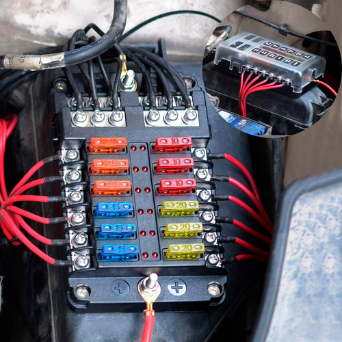 Kit Fusível Automotivo 3886 10 Modelos 100 Peças De 2a A 35a