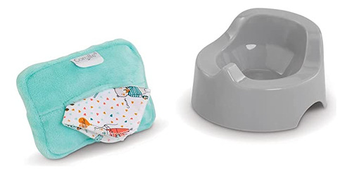 Corolle Potty And Wipe Baby Doll Accessory Set - Para Muñec