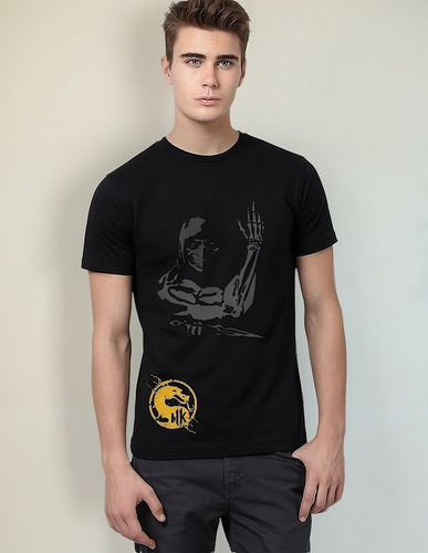 Playera Videojuegos Ps4 Xbox One Mortal Kombat Xl Scorpion